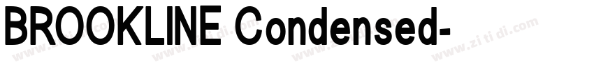 BROOKLINE Condensed字体转换